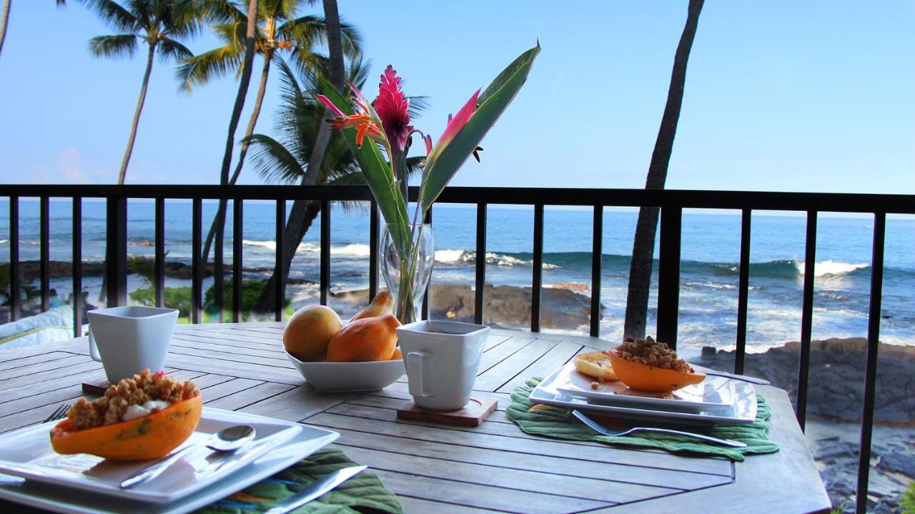 Oceanfront-Incredible Views, Surf Break & Romantic Sunsets At Bali Kai 223 Kailua-Kona Exteriör bild